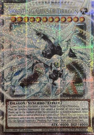Shooting Quasar Dragon (Starlight Rare) [RA05-EN143] - Rarity Collection 5 1st Edition - Starlight Rare - Trinity Hobby