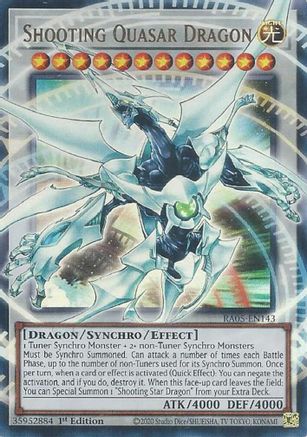 Shooting Quasar Dragon [RA05-EN143] - Rarity Collection 5 1st Edition - Ultra Rare - Trinity Hobby