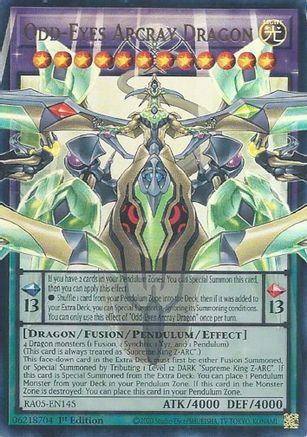 Odd-Eyes Arcray Dragon [RA05-EN145] - Rarity Collection 5 1st Edition - Ultra Rare - Trinity Hobby