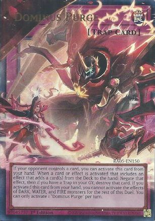Dominus Purge [RA05-EN150] - Rarity Collection 5 1st Edition - Ultra Rare - Trinity Hobby