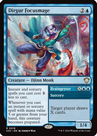Dirgur Focusmage  (SOC-018) - [Commander: Secrets of Strixhaven] - Trinity Hobby