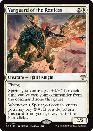 Vanguard of the Restless  (SOC-016) - [Commander: Secrets of Strixhaven] - Trinity Hobby