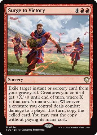Surge to Victory  (SOC-256) - [Commander: Secrets of Strixhaven] - Trinity Hobby