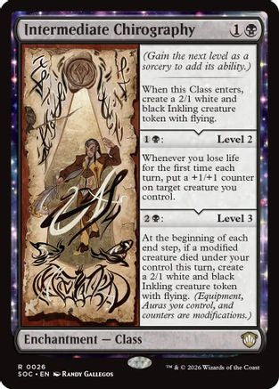 Intermediate Chirography  (SOC-026) - [Commander: Secrets of Strixhaven] - Trinity Hobby