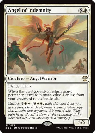Angel of Indemnity  (SOC-133) - [Commander: Secrets of Strixhaven] - Trinity Hobby