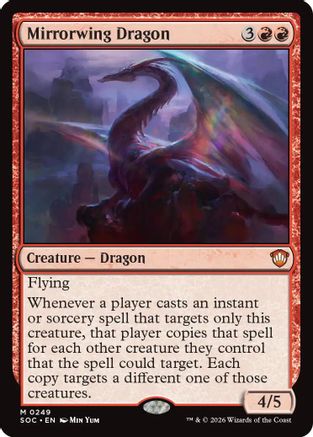 Mirrorwing Dragon  (SOC-249) - [Commander: Secrets of Strixhaven] - Trinity Hobby