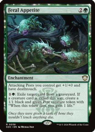 Feral Appetite  (SOC-038) - [Commander: Secrets of Strixhaven] - Trinity Hobby
