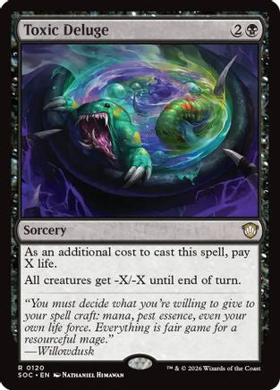 Toxic Deluge  (SOC-120) - [Commander: Secrets of Strixhaven] - Trinity Hobby