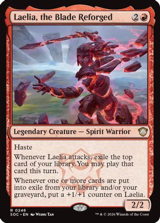 Laelia, the Blade Reforged  (SOC-246) - [Commander: Secrets of Strixhaven] - Trinity Hobby