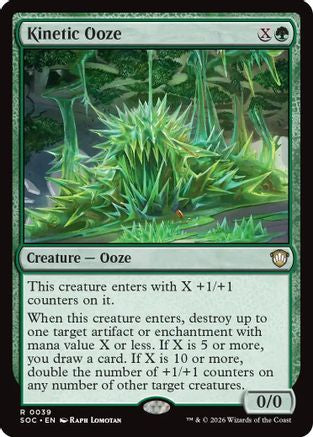 Kinetic Ooze  (SOC-039) - [Commander: Secrets of Strixhaven] - Trinity Hobby
