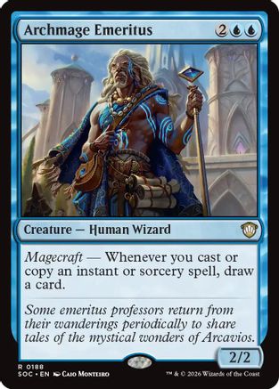 Archmage Emeritus  (SOC-188) - [Commander: Secrets of Strixhaven] - Trinity Hobby
