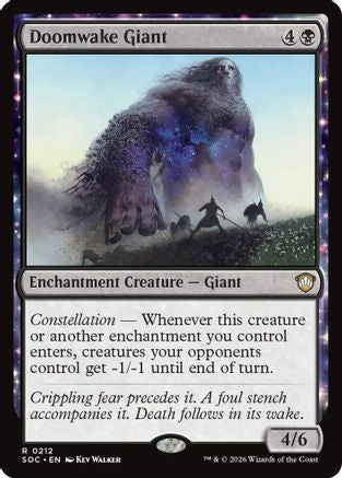 Doomwake Giant  (SOC-212) - [Commander: Secrets of Strixhaven] - Trinity Hobby