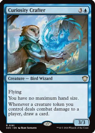 Curiosity Crafter  (SOC-191) - [Commander: Secrets of Strixhaven] - Trinity Hobby
