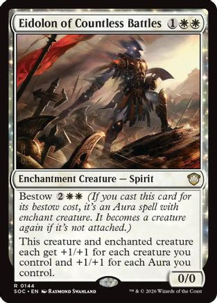 Eidolon of Countless Battles  (SOC-144) - [Commander: Secrets of Strixhaven] - Trinity Hobby