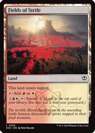 Fields of Strife  (SOS-255) - [Secrets of Strixhaven] - Trinity Hobby