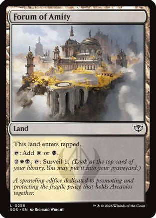 Forum of Amity  (SOS-256) - [Secrets of Strixhaven] - Trinity Hobby
