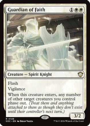 Guardian of Faith  (SOC-148) - [Commander: Secrets of Strixhaven] - Trinity Hobby