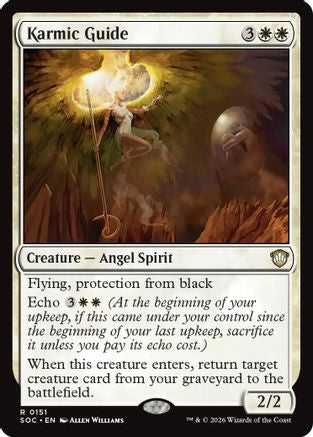 Karmic Guide  (SOC-151) - [Commander: Secrets of Strixhaven] - Trinity Hobby