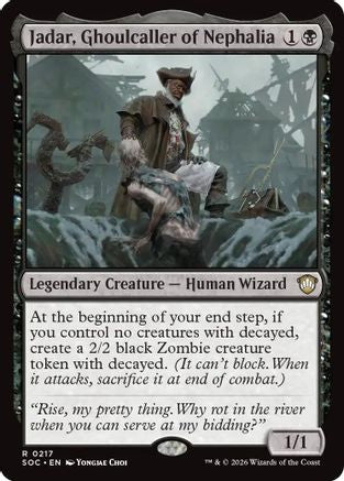 Jadar, Ghoulcaller of Nephalia  (SOC-217) - [Commander: Secrets of Strixhaven] - Trinity Hobby