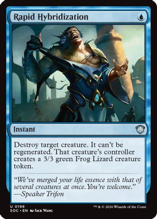 Rapid Hybridization  (SOC-198) - [Commander: Secrets of Strixhaven] - Trinity Hobby