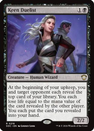 Keen Duelist  (SOC-218) - [Commander: Secrets of Strixhaven] - Trinity Hobby