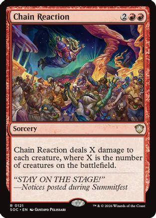 Chain Reaction  (SOC-121) - [Commander: Secrets of Strixhaven] - Trinity Hobby
