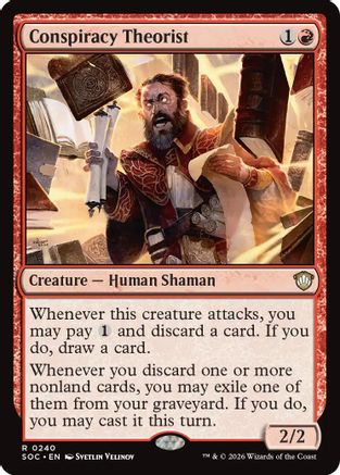 Conspiracy Theorist  (SOC-240) - [Commander: Secrets of Strixhaven] - Trinity Hobby