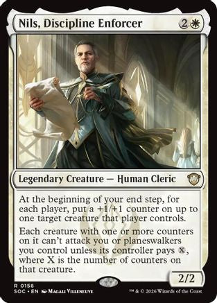 Nils, Discipline Enforcer  (SOC-158) - [Commander: Secrets of Strixhaven] - Trinity Hobby