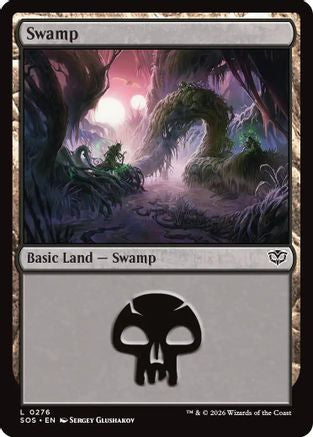 Swamp (0276)  [Foil]  (SOS-276) - [Secrets of Strixhaven] - Trinity Hobby