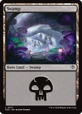 Swamp (0277)  [Foil]  (SOS-277) - [Secrets of Strixhaven] - Trinity Hobby