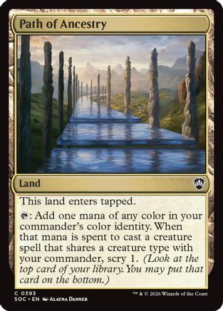 Path of Ancestry  (SOC-393) - [Commander: Secrets of Strixhaven] - Trinity Hobby
