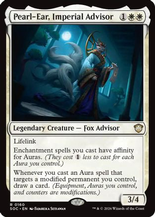 Pearl-Ear, Imperial Advisor  (SOC-160) - [Commander: Secrets of Strixhaven] - Trinity Hobby