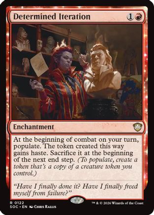 Determined Iteration  (SOC-122) - [Commander: Secrets of Strixhaven] - Trinity Hobby