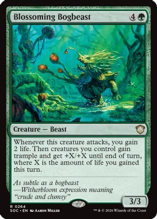 Blossoming Bogbeast  (SOC-264) - [Commander: Secrets of Strixhaven] - Trinity Hobby