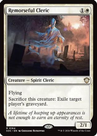 Remorseful Cleric  (SOC-164) - [Commander: Secrets of Strixhaven] - Trinity Hobby