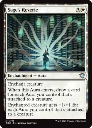 Sage's Reverie  (SOC-165) - [Commander: Secrets of Strixhaven] - Trinity Hobby