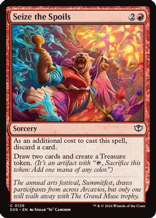 Seize the Spoils  [Foil]  (SOS-129) - [Secrets of Strixhaven] - Trinity Hobby