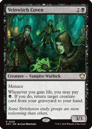 Veinwitch Coven  (SOC-228) - [Commander: Secrets of Strixhaven] - Trinity Hobby