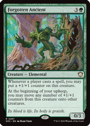 Forgotten Ancient  (SOC-267) - [Commander: Secrets of Strixhaven] - Trinity Hobby