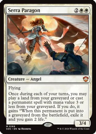 Serra Paragon  (SOC-169) - [Commander: Secrets of Strixhaven] - Trinity Hobby