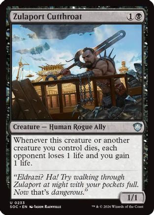 Zulaport Cutthroat  (SOC-233) - [Commander: Secrets of Strixhaven] - Trinity Hobby