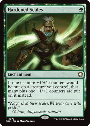 Hardened Scales  (SOC-272) - [Commander: Secrets of Strixhaven] - Trinity Hobby