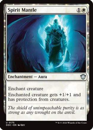 Spirit Mantle  (SOC-175) - [Commander: Secrets of Strixhaven] - Trinity Hobby