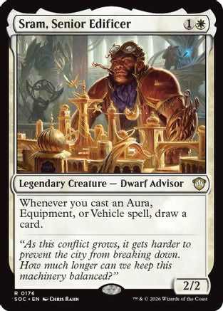 Sram, Senior Edificer  (SOC-176) - [Commander: Secrets of Strixhaven] - Trinity Hobby