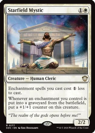 Starfield Mystic  (SOC-177) - [Commander: Secrets of Strixhaven] - Trinity Hobby
