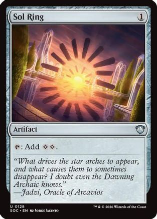 Sol Ring  (SOC-128) - [Commander: Secrets of Strixhaven] - Trinity Hobby