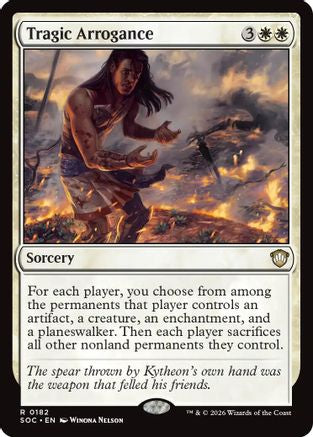 Tragic Arrogance  (SOC-182) - [Commander: Secrets of Strixhaven] - Trinity Hobby