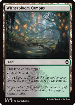 Witherbloom Campus  (SOC-423) - [Commander: Secrets of Strixhaven] - Trinity Hobby