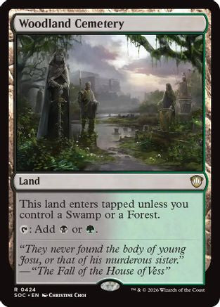 Woodland Cemetery  (SOC-424) - [Commander: Secrets of Strixhaven] - Trinity Hobby