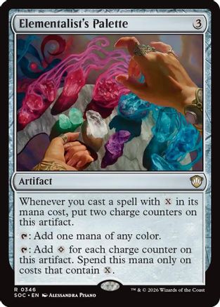 Elementalist's Palette  (SOC-346) - [Commander: Secrets of Strixhaven] - Trinity Hobby